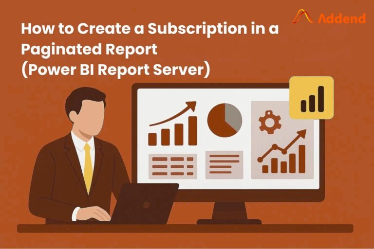 How to Create a Subscription in a Paginated Report (Power BI Report Server)