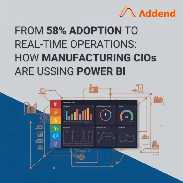 From 58% Adoption to Real-Time Operations: How Manufacturing CIOs Are Using Power BI 