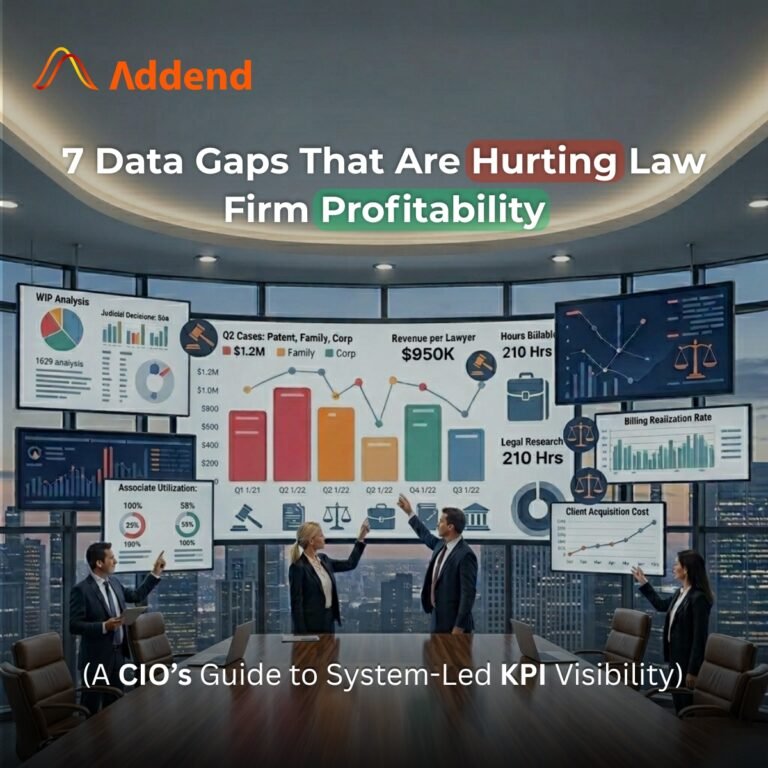 7 Data Gaps That Are Hurting Law Firm Profitability (A CIO’s Guide to System-Led KPI Visibility) 