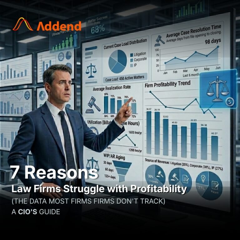 7 Reasons Law Firms Struggle with Profitability (The Data Most Firms Don’t Track) — A CIO’s Guide 