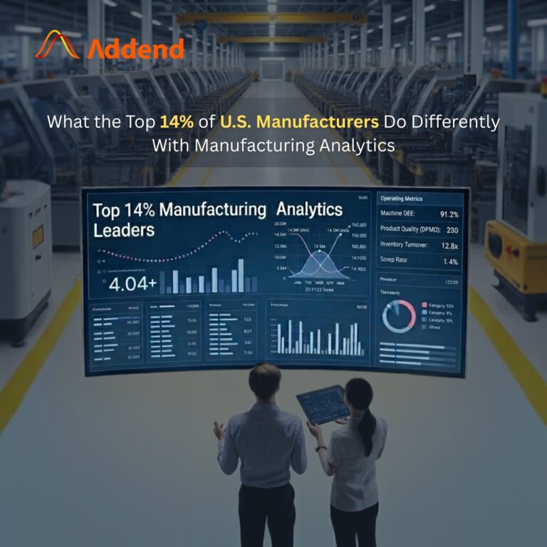 What the Top 14% of U.S. Manufacturers Do Differently With Manufacturing Analytics