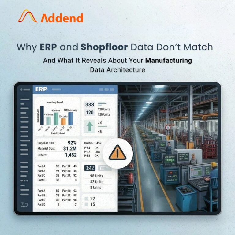 Why ERP and Shopfloor Data Don’t Match — And What It Reveals About Your Manufacturing Data Architecture
