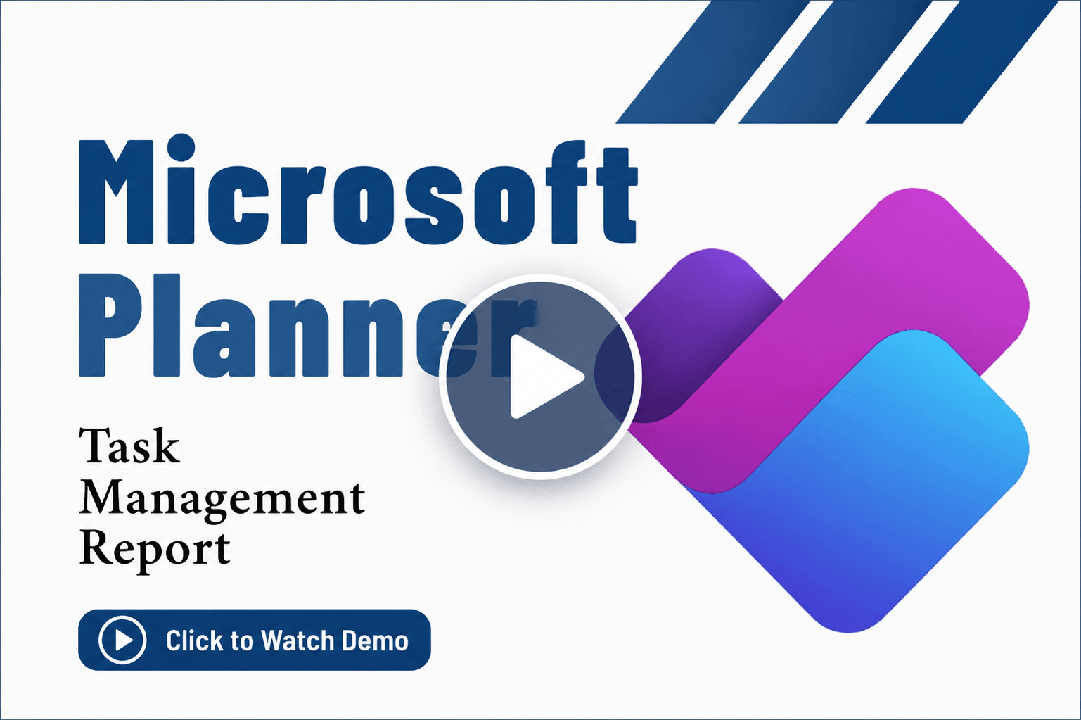 Microsoft Planner Task Management Report Video Thumbnail